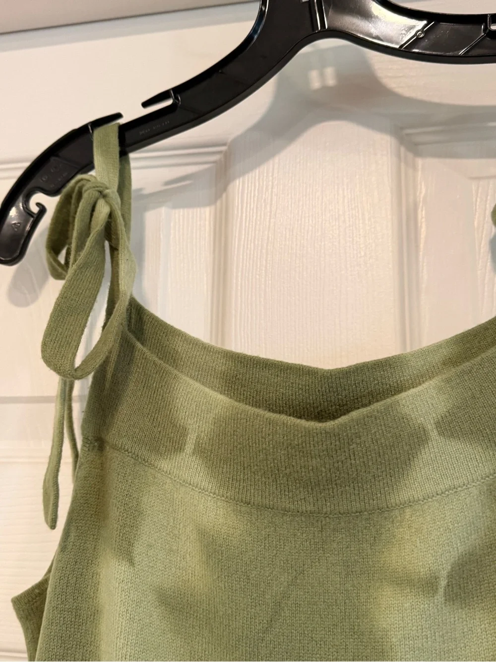 LoveShackFancy Nala Jumpsuit Tie-Dye Sleeveless Waist Tie Cashmere Wool #440